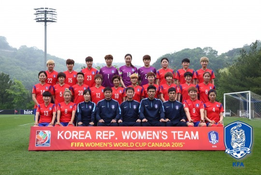 한국 여자축구 대표팀. 사진제공=대한축구협회