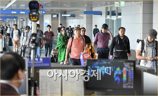 [포토]메르스 비상 걸린 인천공항