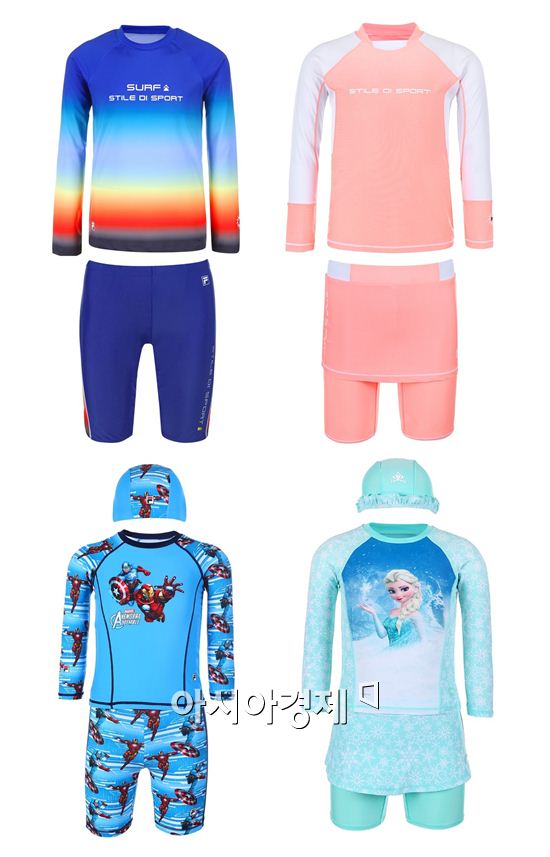 휠라 키즈, 키즈 래쉬가드 출시