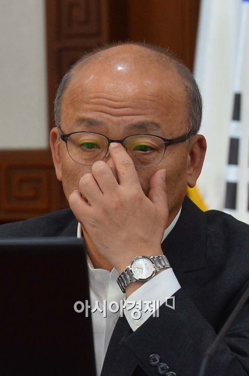 [포토]문형표 보건복지부 장관 '근심' 