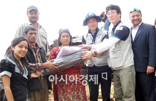 호남대 이효철 교수, 네팔 재난지역 구호 활동
