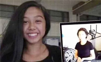 머리카락 잘리고 투신한 13세 소녀. 사진=유튜브 영상 캡처