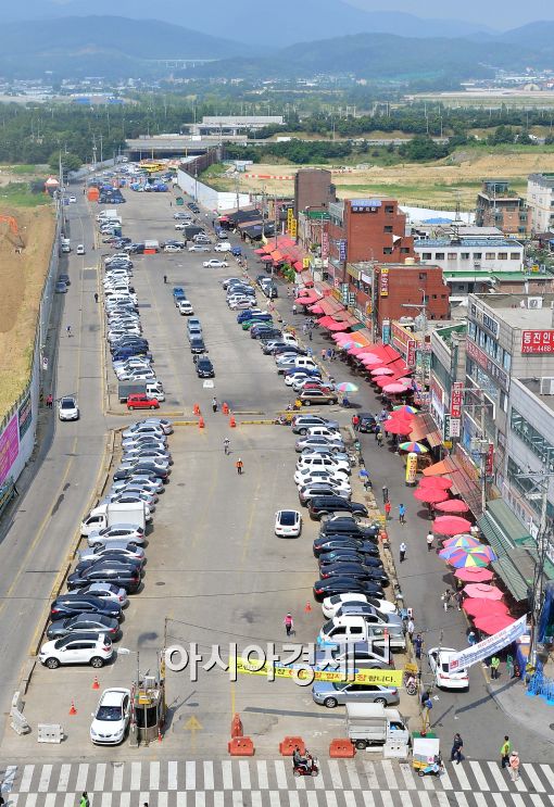 텅 빈 모란장, '메르스 확산 막기 위해'