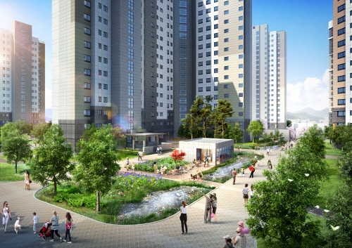  거품 주의보? 뉴타운 알짜 분양 단지  '경희궁자이'엔 안 통해