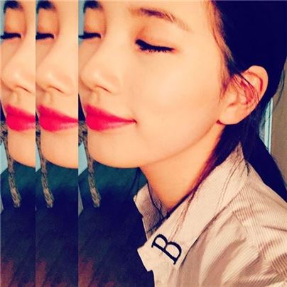 수지 근황, '초근접 셀카' 보니…"눈 감아도 여신"