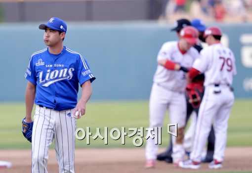 [포토]장원삼, '보기도 싫다'