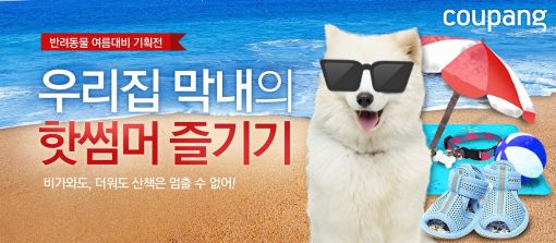 쿠팡, '반려동물 여름대비 기획전' 진행