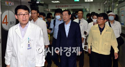 [포토]상계백병원 찾은 박원순 서울시장