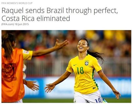 브라질 코스타리카에 승리. 사진=피파 홈페이지 캡처