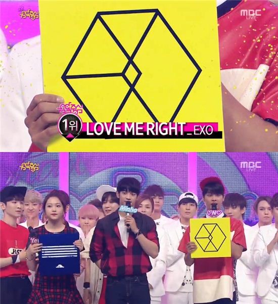 '음악중심' 엑소, 식을 줄 모르는 인기…방송 없어도 '정상'