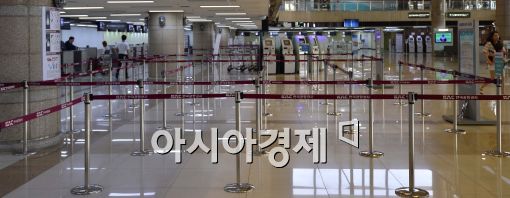 [포토]'한산한 김포공항'