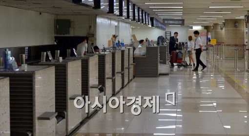 [포토]썰렁한 김포공항