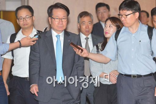 [포토]지창훈 대한항공 사장 '사스나 세월호 참사때보다 심각해' 