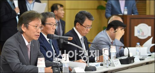 [포토]새누리당 메르스 비대위 만나는 박상근 병원협회장