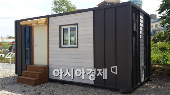 <(주)휴-하우징 방역초소 완제품 모습>