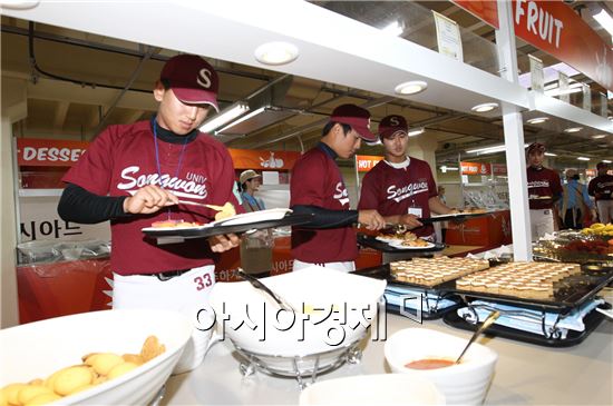 [포토]광주U대회 선수촌 식당