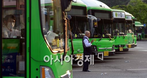 [포토]'서울시내버스 내일 파업하나?'