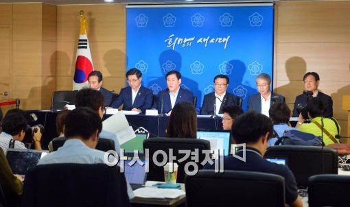 [포토]최경환, '가용 재원 총동원, 성장률 3%대 유지' 