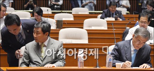 [포토]새정치연합, 긴급 의원총회