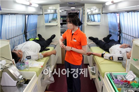 광주 광산경찰, ‘사랑의 헌혈’실시