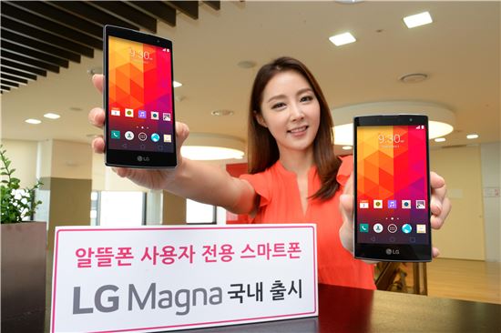 LG전자, 20만원대 알뜰폰 전용 'LG 마그나' 출시