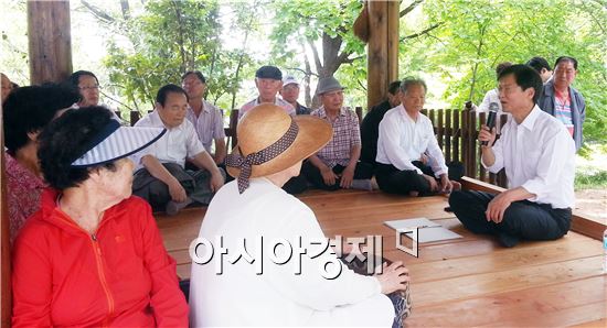 천정배 의원, 28일 화정3동 끝으로 ‘마을돌기’호평속 마무리