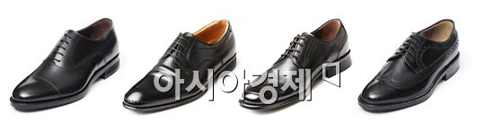 왼쪽부터 서울, 부산, 대전, 광주 판매 1위 남성구두