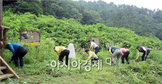 광주시 광산구가 하계U대회 맞아 ‘녹색 길’을 일제정비에 나섰다.  