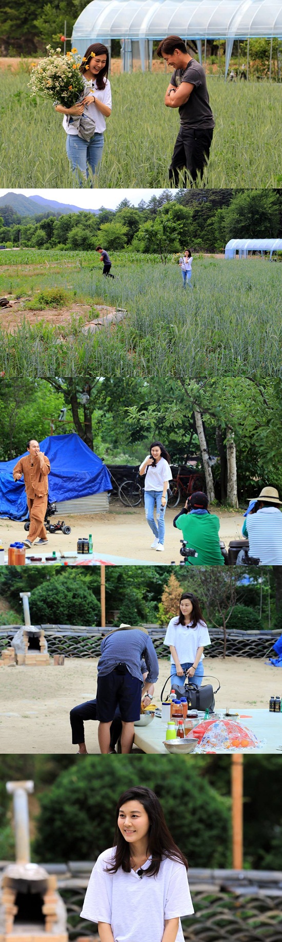 '삼시세끼'김하늘, 이서진과 알콩달콩 옥순봉 로맨스 