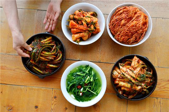 남도김치의 맛을 잘 말린 '조선한정식'의 김치