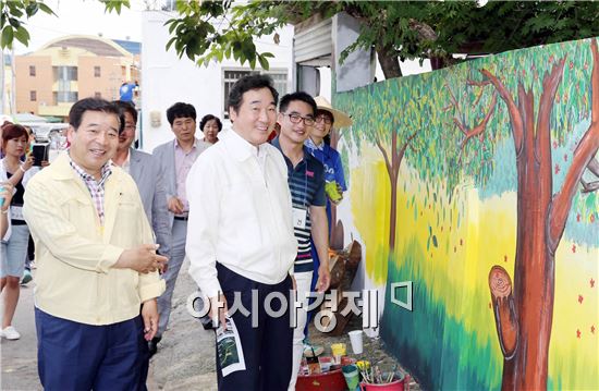 이낙연 전남도지사, 청년이 돌아오는 마을 프로젝트 현장 방문