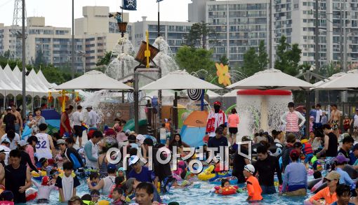 [포토]도심에 워터파크