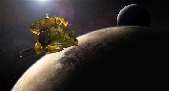 ▲뉴호라이즌스 호가 오는 14일 명왕성에 가장 가깝게 접근한다.[사진제공=NASA]