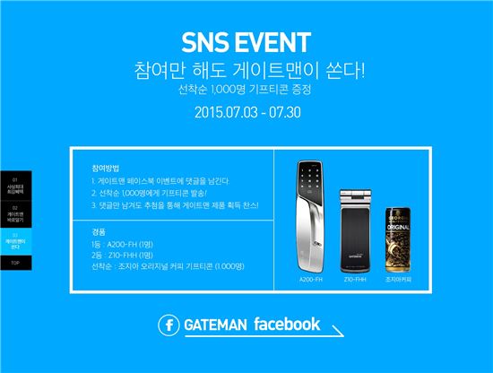 아이레보, 게이트맨 경품 이벤트 진행