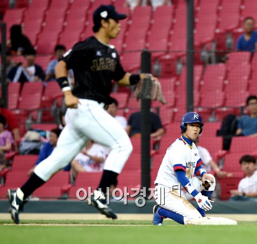 [포토]조수행, '허무한 견제사'