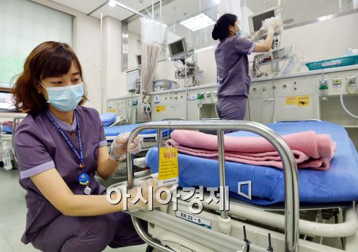 [포토]자진 폐쇄 후 재개원하는 강동성심병원