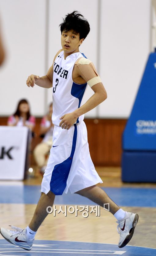 [포토]허웅, '오늘 슛감 좋아요'