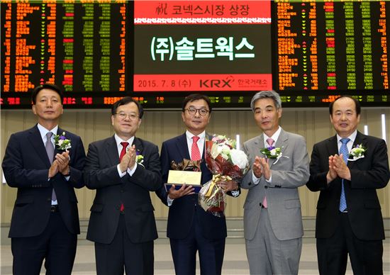 [포토]솔트웍스 코넥스 신규상장기념식