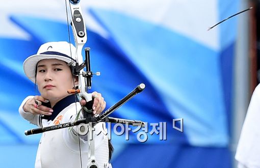 기보배, 세계양궁선수권 2위로 예선라운드 통과