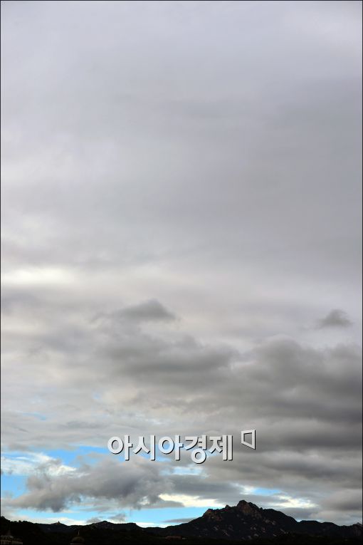 [포토]먹구름 몰린 서울하늘