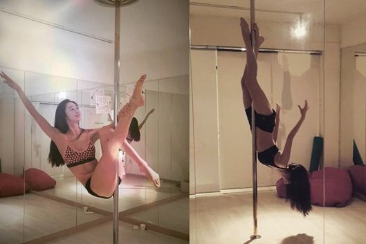 [포토] 최여진, 폴댄스 자태 '매끈 각선미'