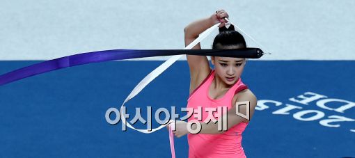 [포토]손연재, '훈련은 실전처럼'