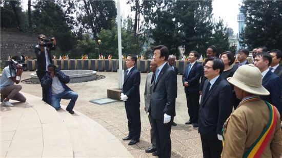 윤병세 "에티오피아 참전 희생에 韓 민주주의·경제 발전"