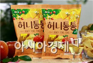해태제과, 사과·딸기맛 등 '과일 맛 허니통통' 출시