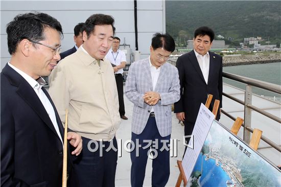 이낙연 전남도지사, 여수신항 대체할 신북항 추진현황 살펴