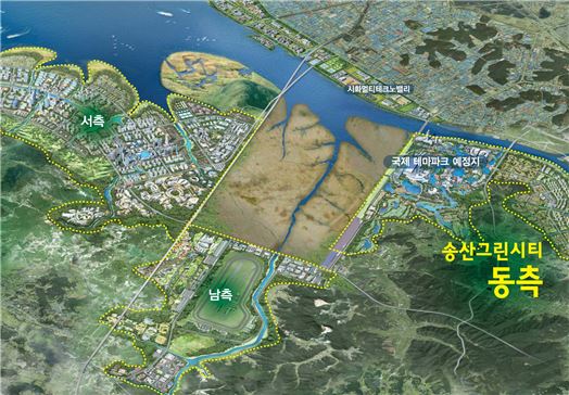 송산그린시티 국제테마파크 사업, 대우건설 참여