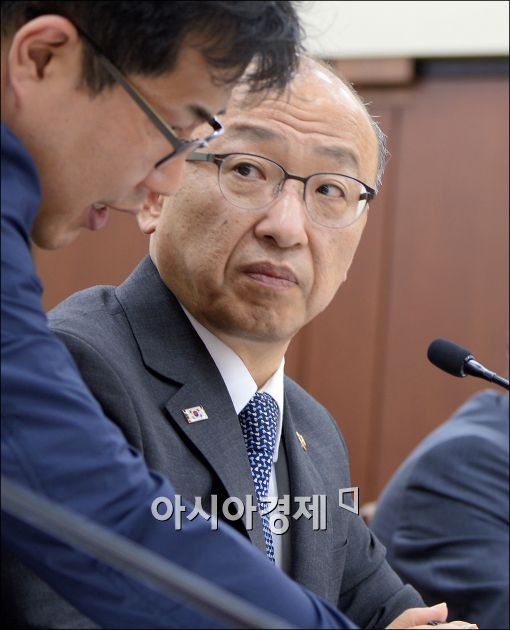 [포토]깜짝 놀란, 문형표 장관