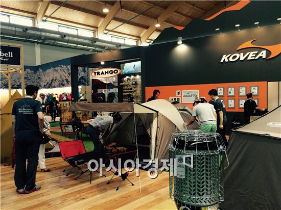 코베아, 독일 아웃도어 전시회 후원…유럽시장 공략