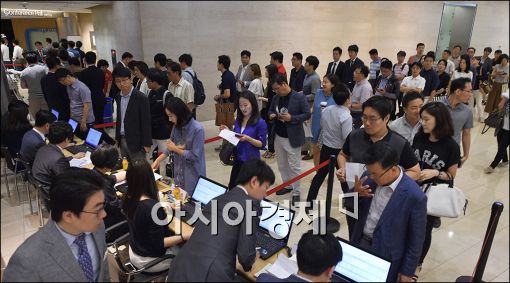 [포토]주주들 몰린 제일모직 주총