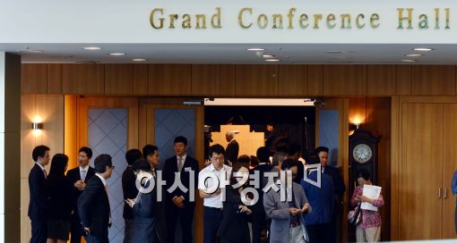 [포토]붐비는 삼성물산 임시 주총장